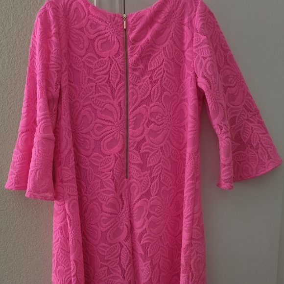Lilly Pulitzer Vibrant Pink Lace Dress - Picture 4 of 6